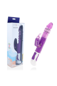 Vibratore rabbit rotante e con movimento su e giù Estuard viola