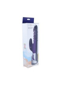 Vibratore rabbit rotante e con movimento su e giù Estuard viola