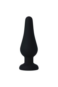 INTENSE ANAL PLUG PIPO M SILICONE NEGRO 11 CM