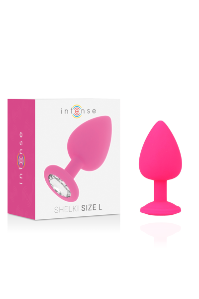 Plug anale Shelki fucsia taglia L