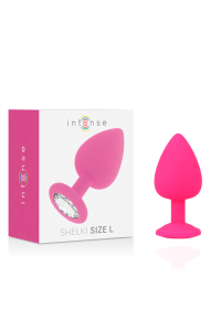 Plug anale Shelki fucsia taglia L