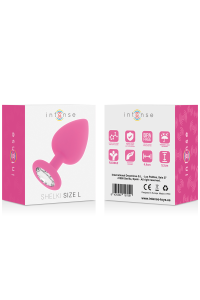 Plug anale Shelki fucsia taglia L