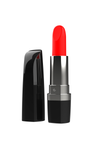 Mini vibratore a forma di rossetto Lipsy nero