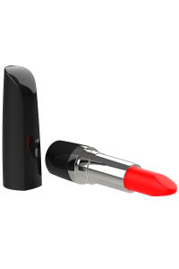 Mini vibratore a forma di rossetto Lipsy nero