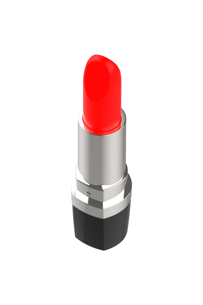 Mini vibratore a forma di rossetto Lipsy nero