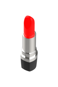 Mini vibratore a forma di rossetto Lipsy nero