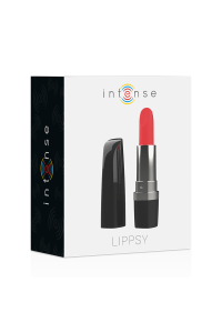 Mini vibratore a forma di rossetto Lipsy nero