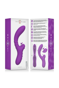 Vibratore flessibile con lingua Harry viola