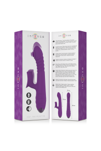 Vibratore rabbit multifunzioni Iggy viola