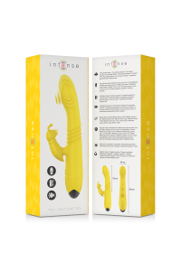 Vibratore rabbit multifunzioni Toky giallo