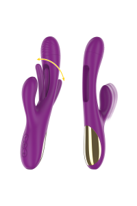 Vibratore rabbit multifunzioni Apolo viola