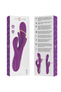 Vibratore rabbit multifunzioni Apolo viola