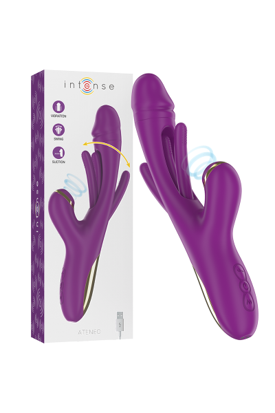 Vibratore rabbit con succhia clitoride e lingua Ateneo