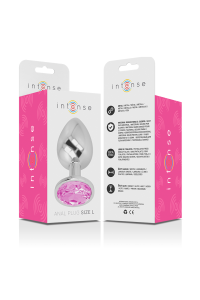 Plug anale rosa taglia L