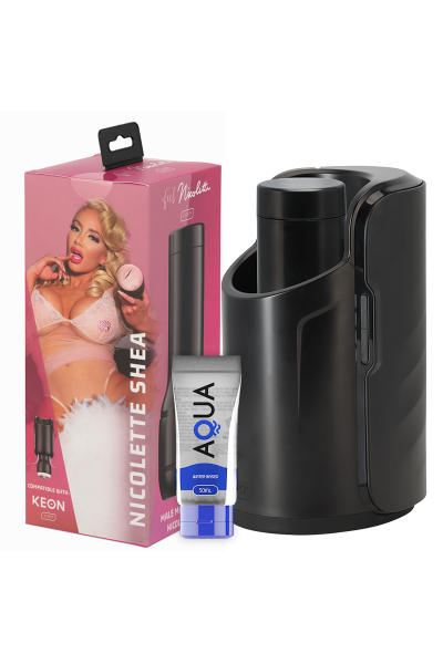 Keon + masturbatore Feel Nicolette Shea e lubrificante 50 ml