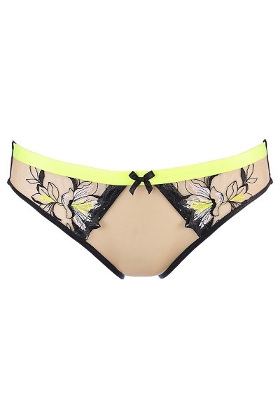 Slip nude e fluorescente V-10153