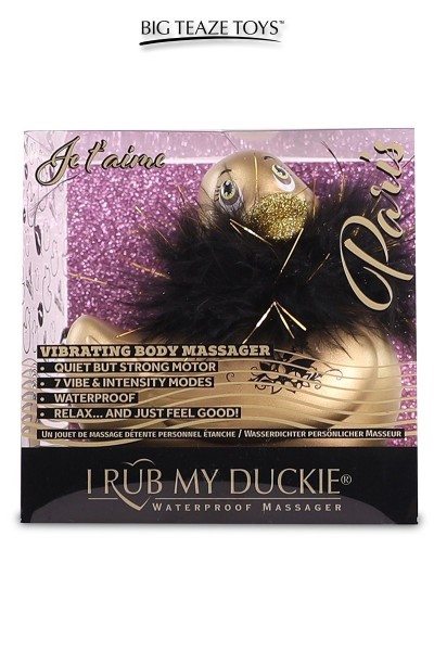 Paperella vibrante I Rub My Duckie 2.0 Paris (Gold)