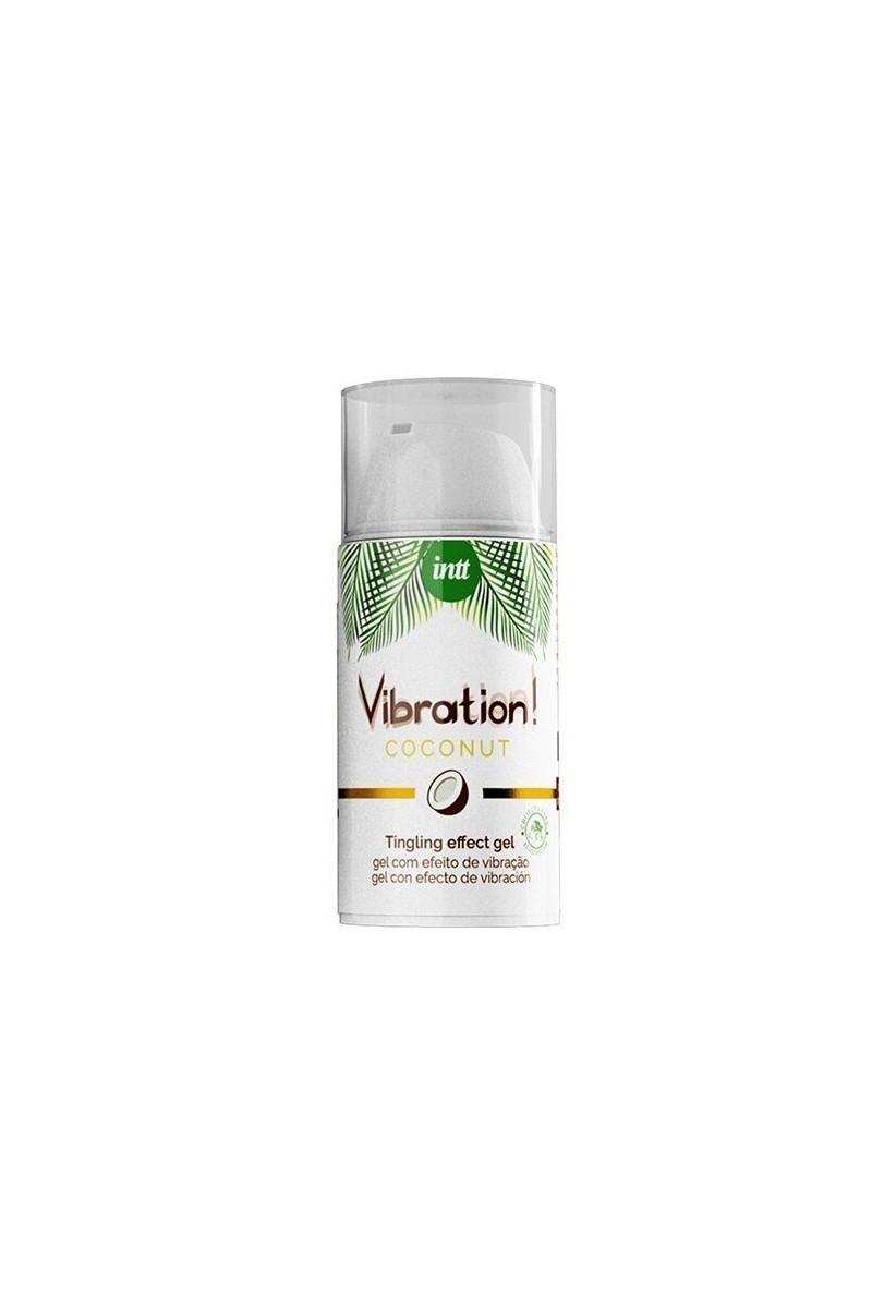 Gel eccitante vibrante vegano gusto cocco 15 ml