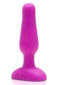 Plug anale vibrante Novice fucsia