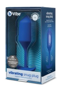 Vibratore anale Snug 4 blu