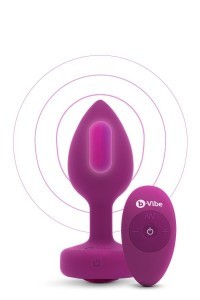 Plug anale vibrante Jewel S/M viola