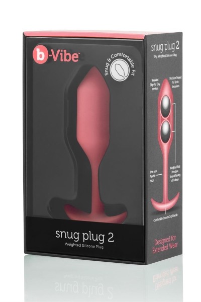 Plug anale Snug 2 corallo