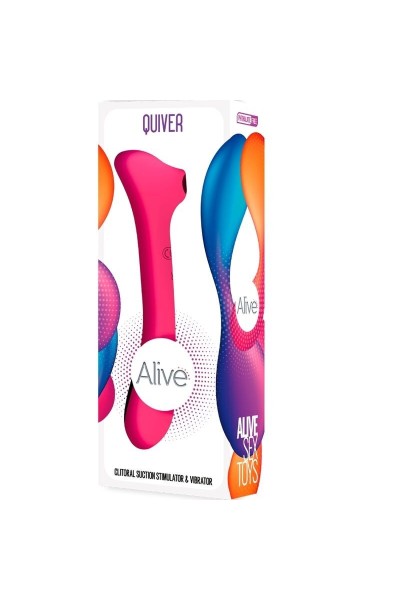 Stimolatore clitorideo Quiver fucsia