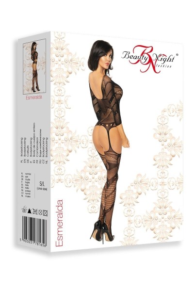 Bodystocking aperta Esmeralda