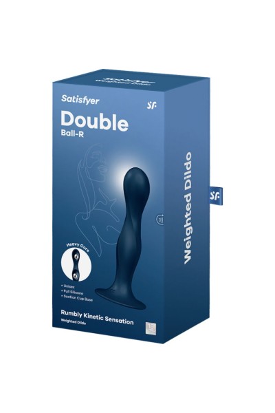 Dildo blu Double Ball-R