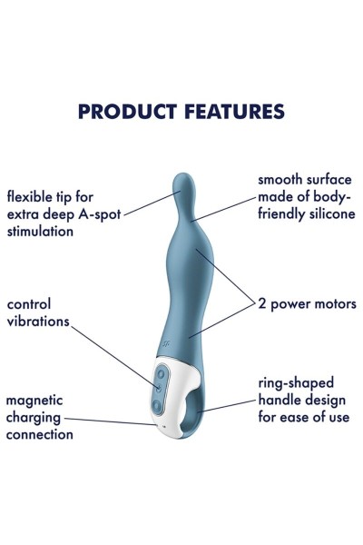 Vibratore punto A Mazing 1 azzurro - Satisfyer