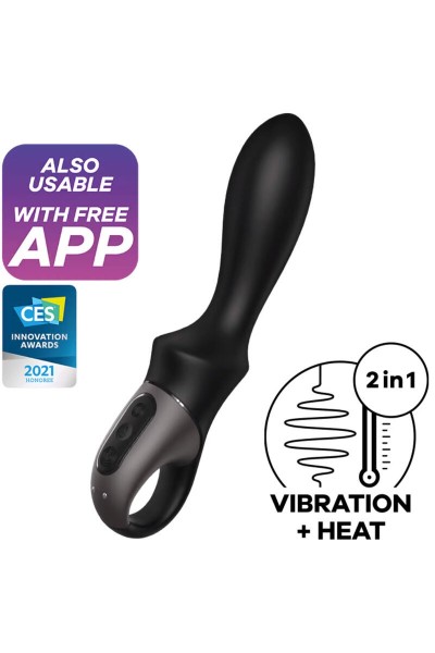 Vibratore anale con app e funzione calore Heat Climax