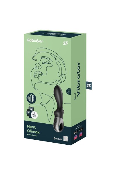 Vibratore anale con app e funzione calore Heat Climax