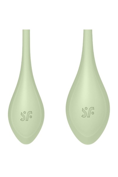 Set Palline Vaginali Yoni Power 2 verde - Satisfyer