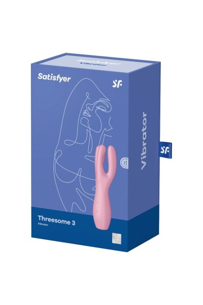 Stimolatore Vaginale Threesome 3 rosa