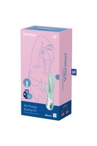 Vibratore rabbit gonfiabile Air Pump Bunny 5+verde