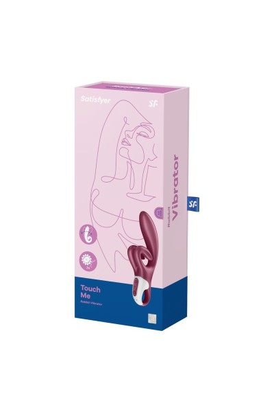 Vibratore rabbit Touch Me rosso