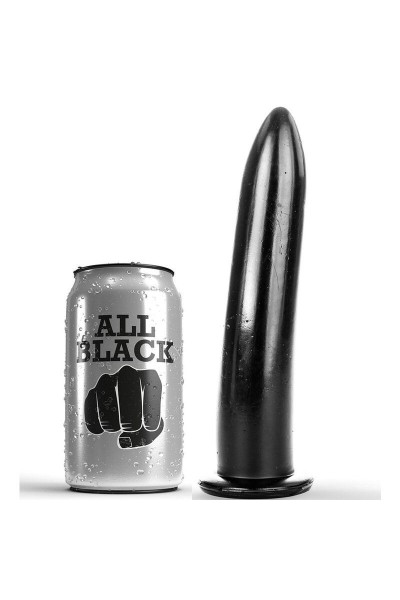 Dildo anale Bullet 20 cm - All Black