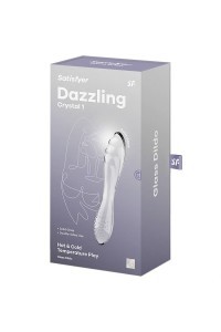 Dildo in vetro Dazzling Crystal 1 trasparente