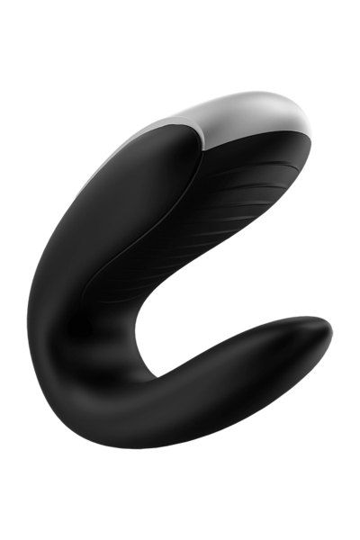 Vibratore Per Coppia Con App E Telecomando Double Fun nero - Satisfyer