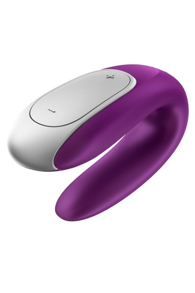 Vibratore per coppia con app Double Fun viola