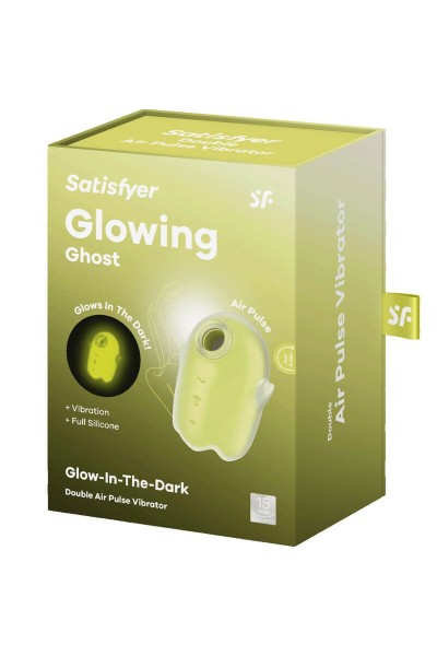 Succhia clitoride fosforescente Glowing Ghost giallo