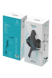 Imbracatura vibrante con dildo cavo H4 taglia L nero