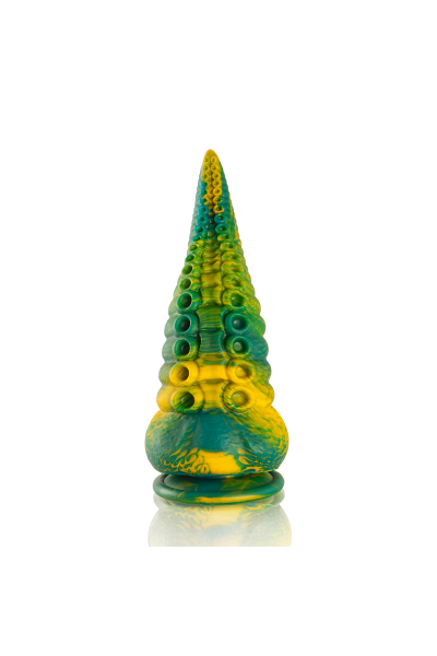 Dildo a tentacolo verde Cetus piccolo