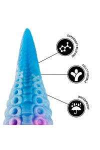 Dildo a tentacolo blu Phorcys grande