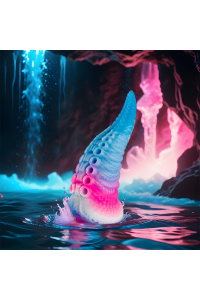 Dildo a tentacolo blu Phorcys grande