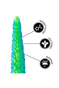 Dildo a tentacolo fluorescente Scylla grande