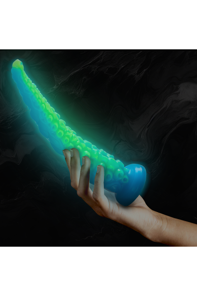 Dildo a tentacolo fluorescente Scylla grande