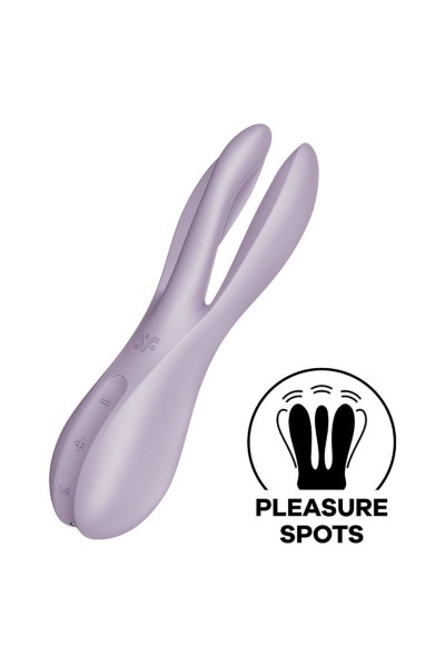 Stimolatore vaginale Threesome 2 viola