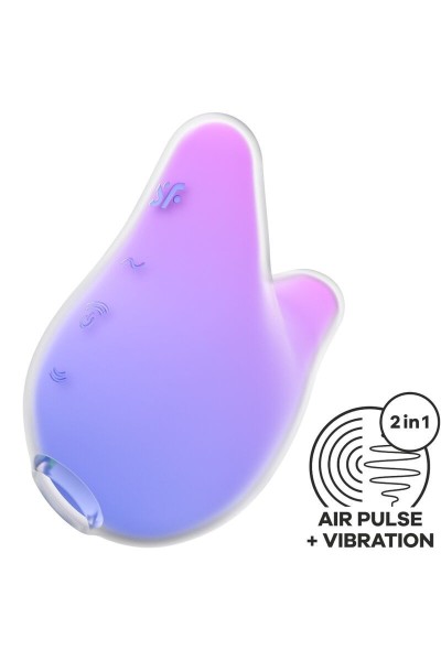 Stimolatore clitorideo Mermaid Vibes viola e rosa