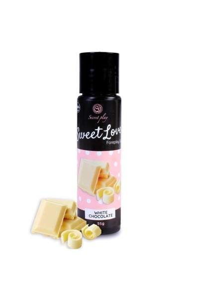 Lubrificante baciabile Sweet Love aroma cioccolato bianco 60 ml